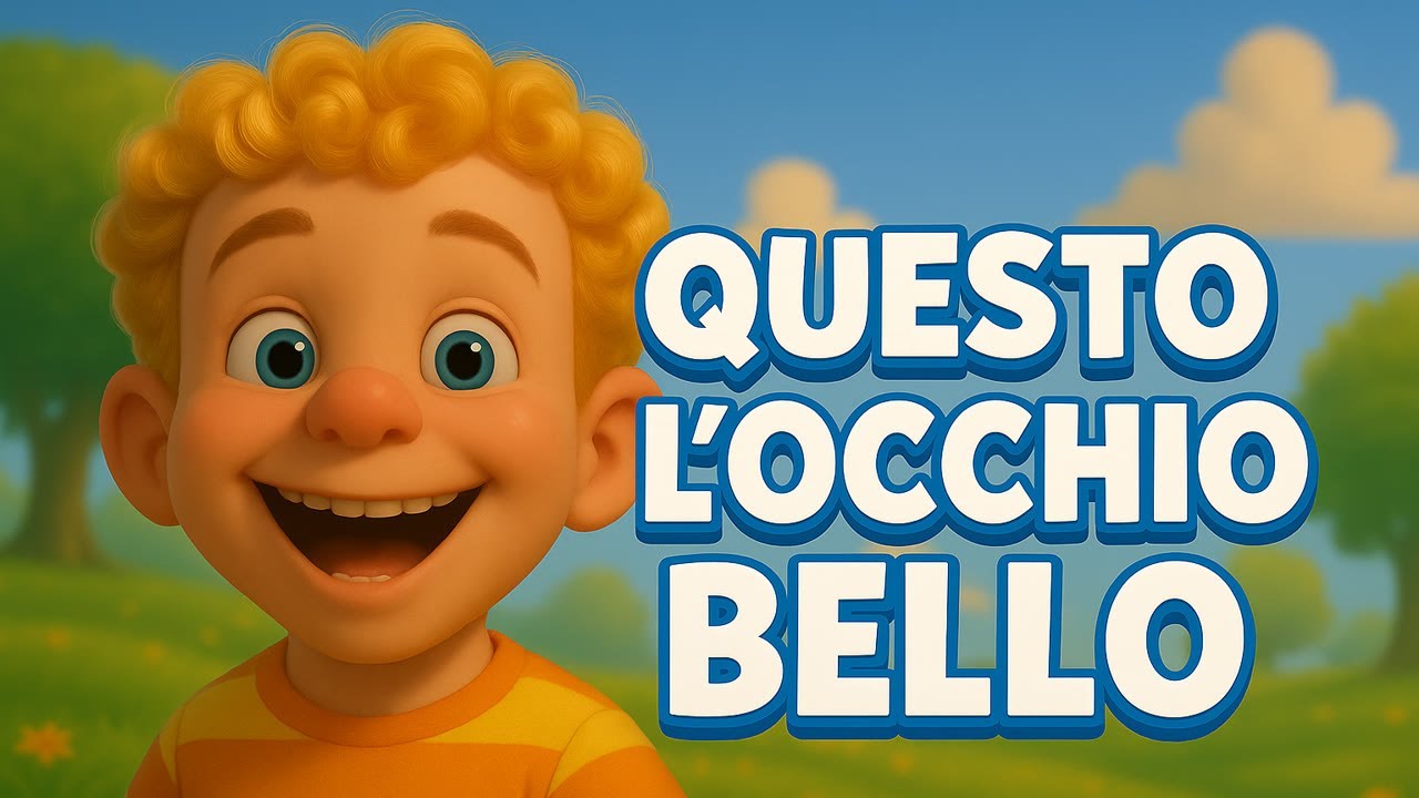 Questo l'Occhio Bello 👁️    🎶 | Canzoni per Bambini | Imparare Giocando