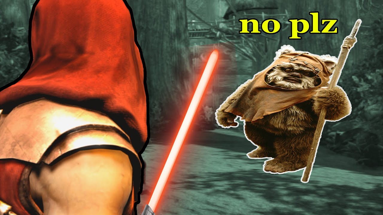 Звездные войны, но я РЕЖУ эвоков... (DLC Force Unleashed 2)