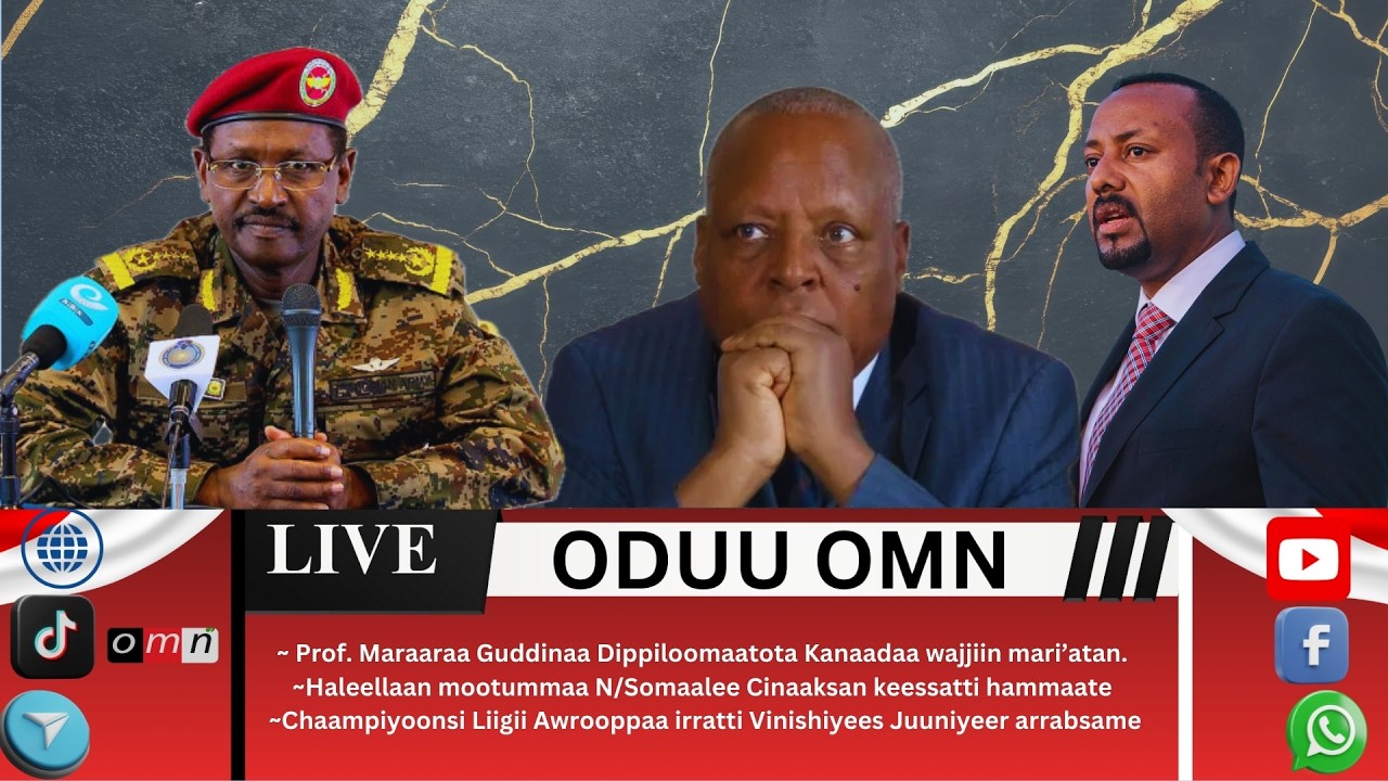 OMN: ODUU GURRAANDHALA 18, 2026 Prof  Maraaraa Guddinaa dippiloomaatota Kanaadaa wajjiin mari'aan