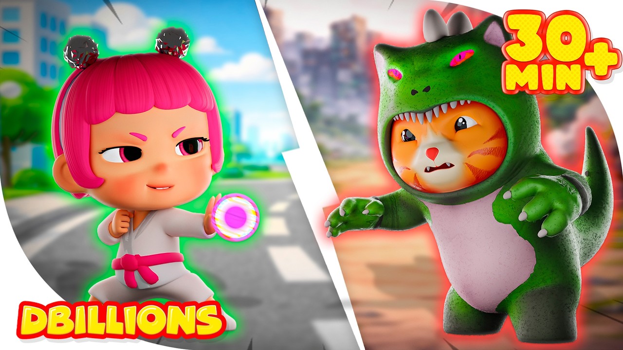 Good Night Karate with Baby DB! | Mega Compilation | D Billions Kids Songs