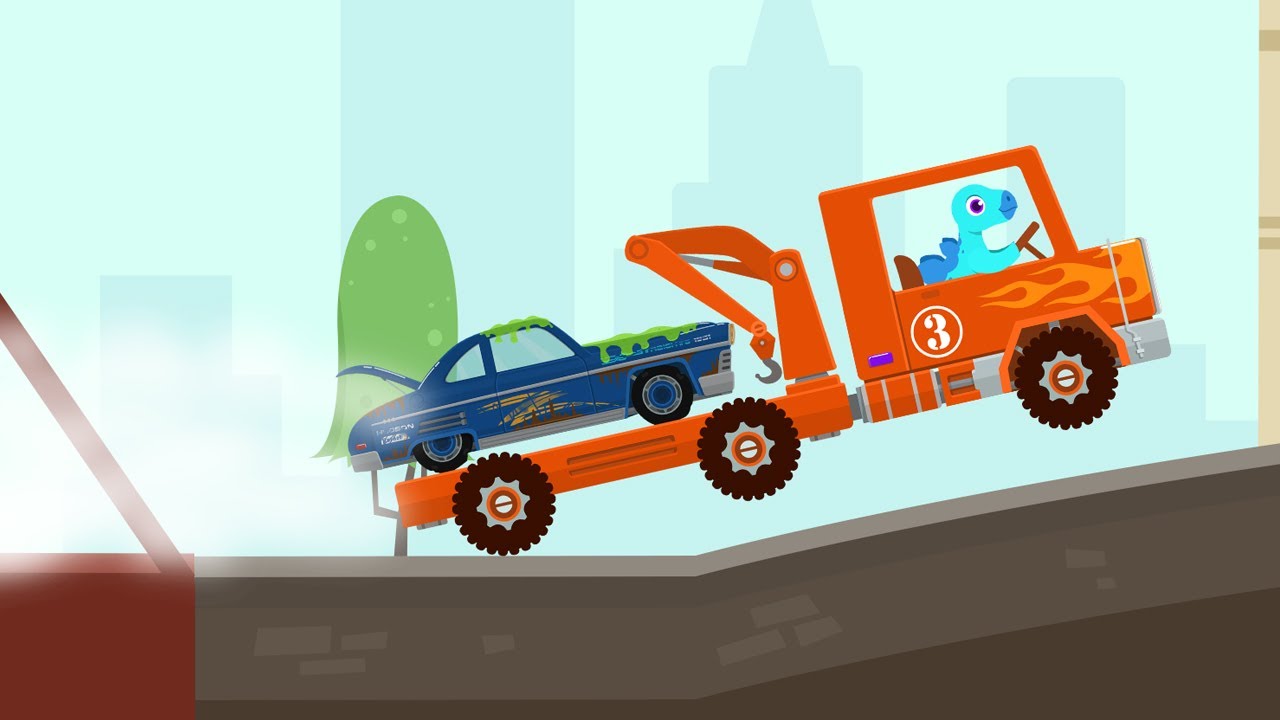 Dinosaur Rescue ⛔️- Truck Rescue Games For Kids | Kids Learning | Kids Games | @Yateland