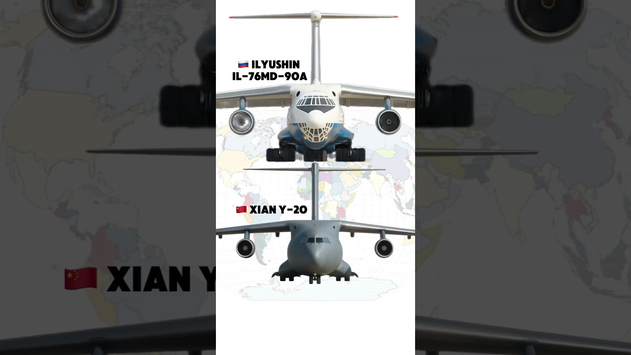 Il-76 vs Y-20 &ndash; Russia and China&rsquo;s Heavy Airlifters Compared