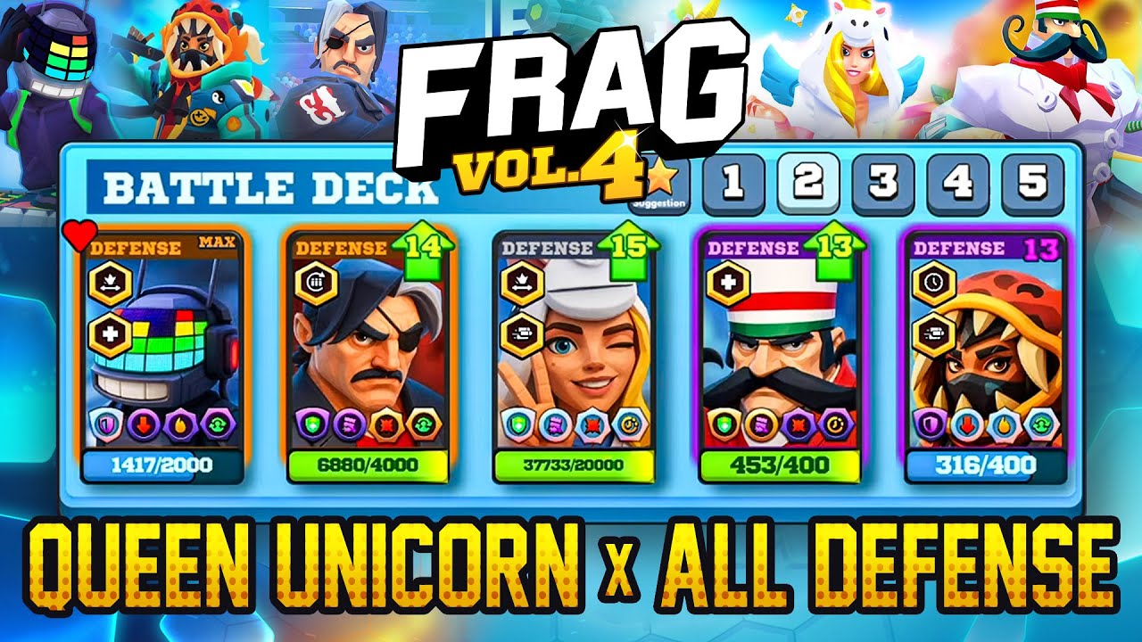 Queen Unicorn x All Defense Team 🔥💥 Frag Pro Shooter