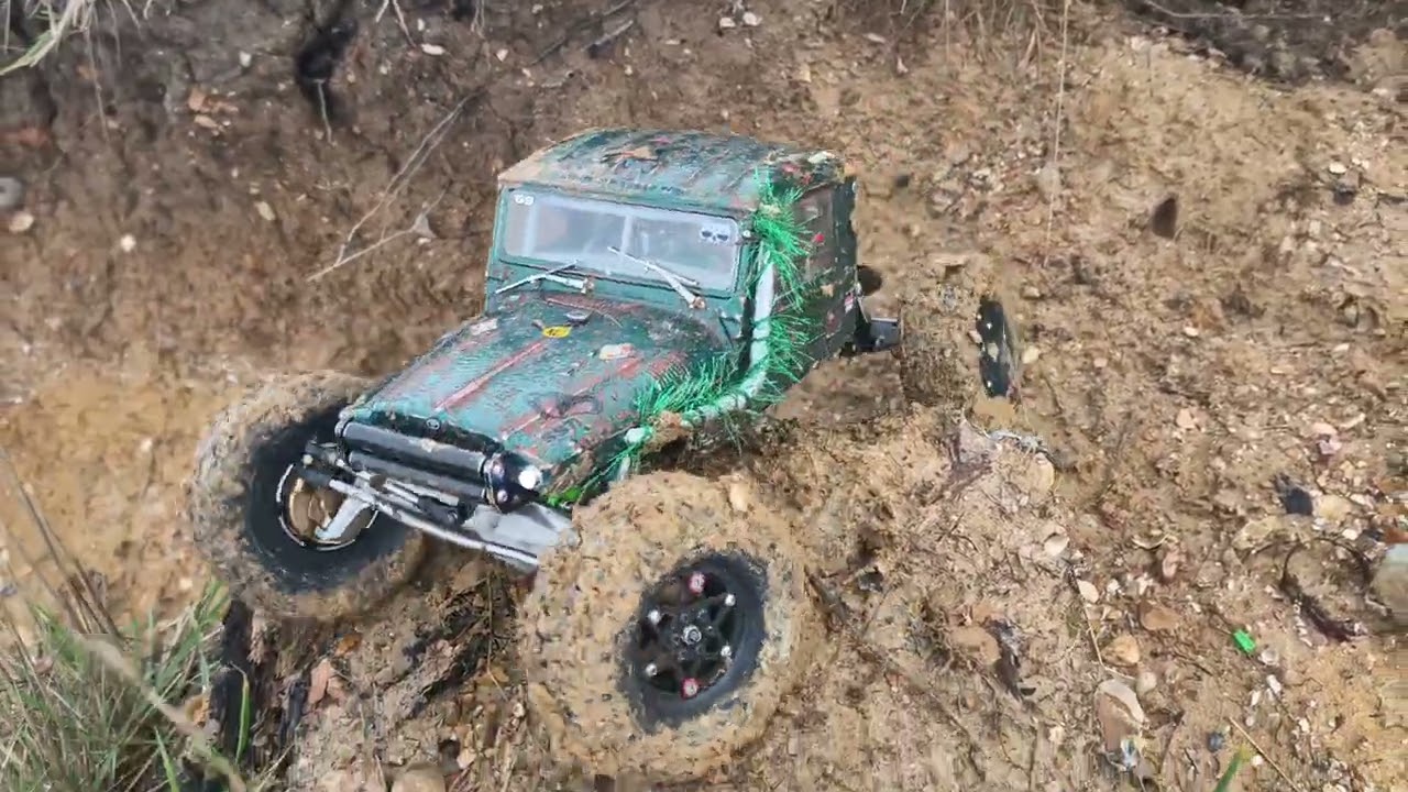 RC mud trails #rc #hobby #rcadventure #rcfun #rclife ##axial #scx10 #lcg #fusion #rccrawler #fun  