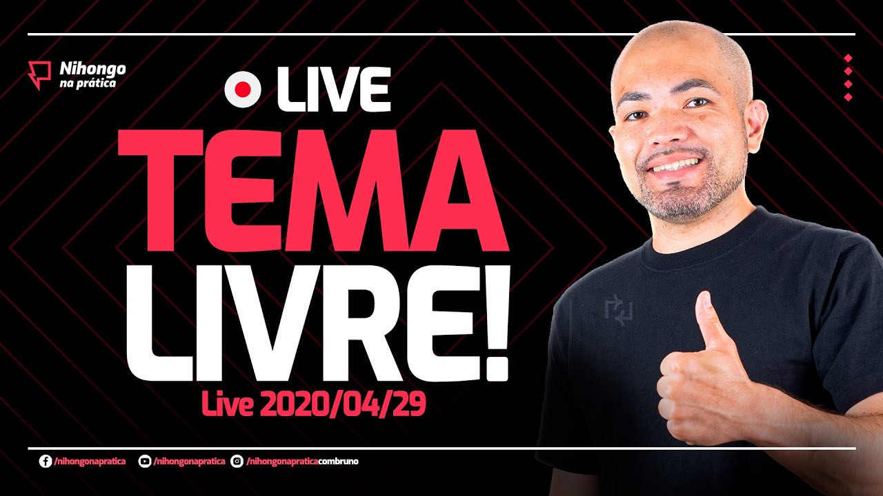 Live 2020/04/29 (Quarta 21h30)
