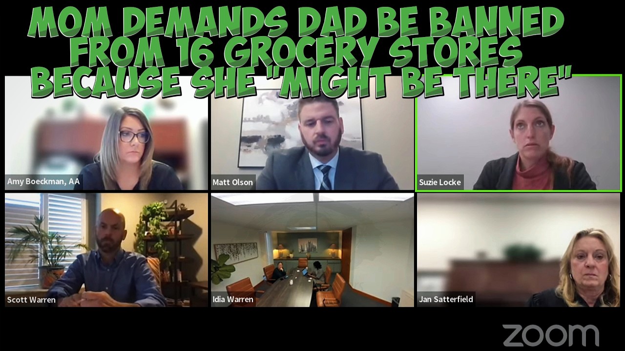 Mom Demands Dad Be BANNED From 16 Grocery Stores Because She 