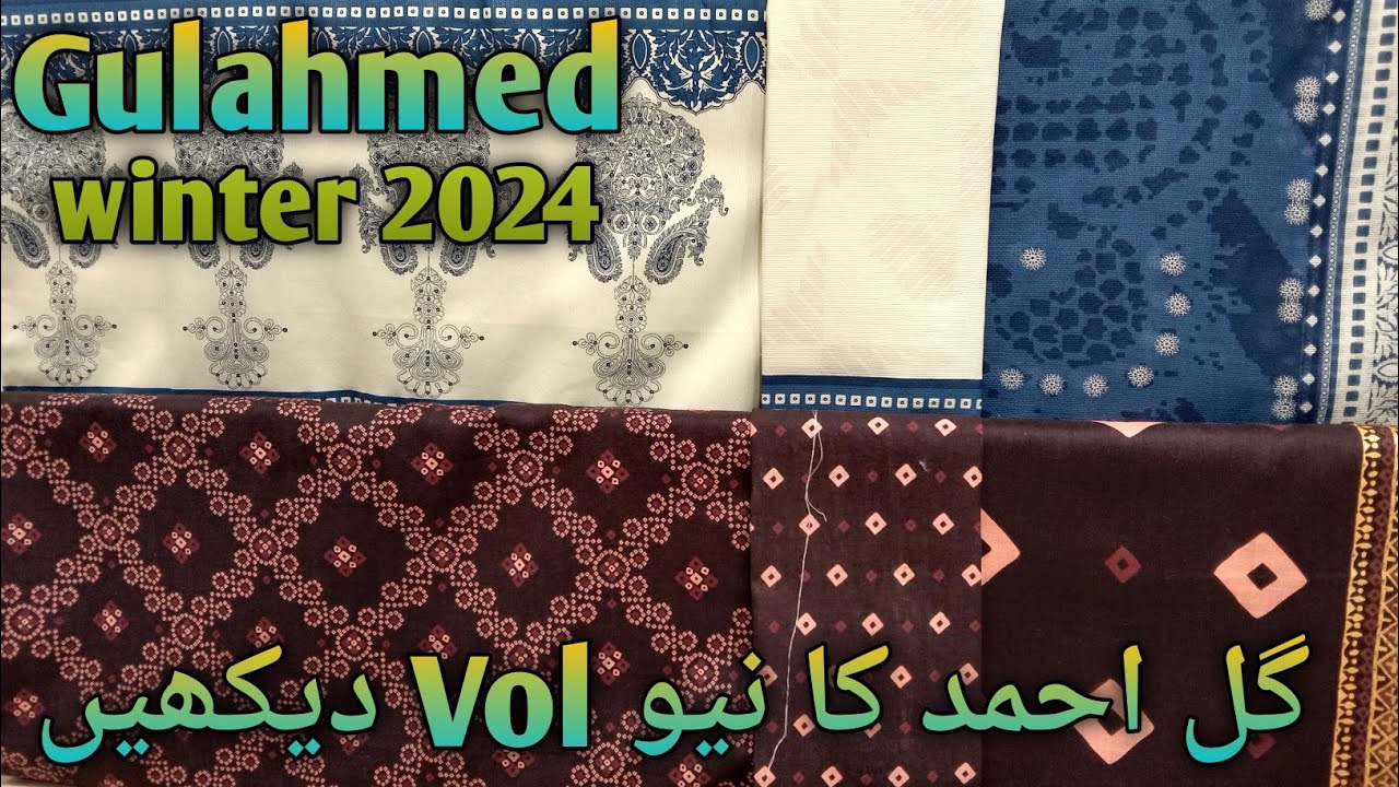 Gulahmed winter collection 2024