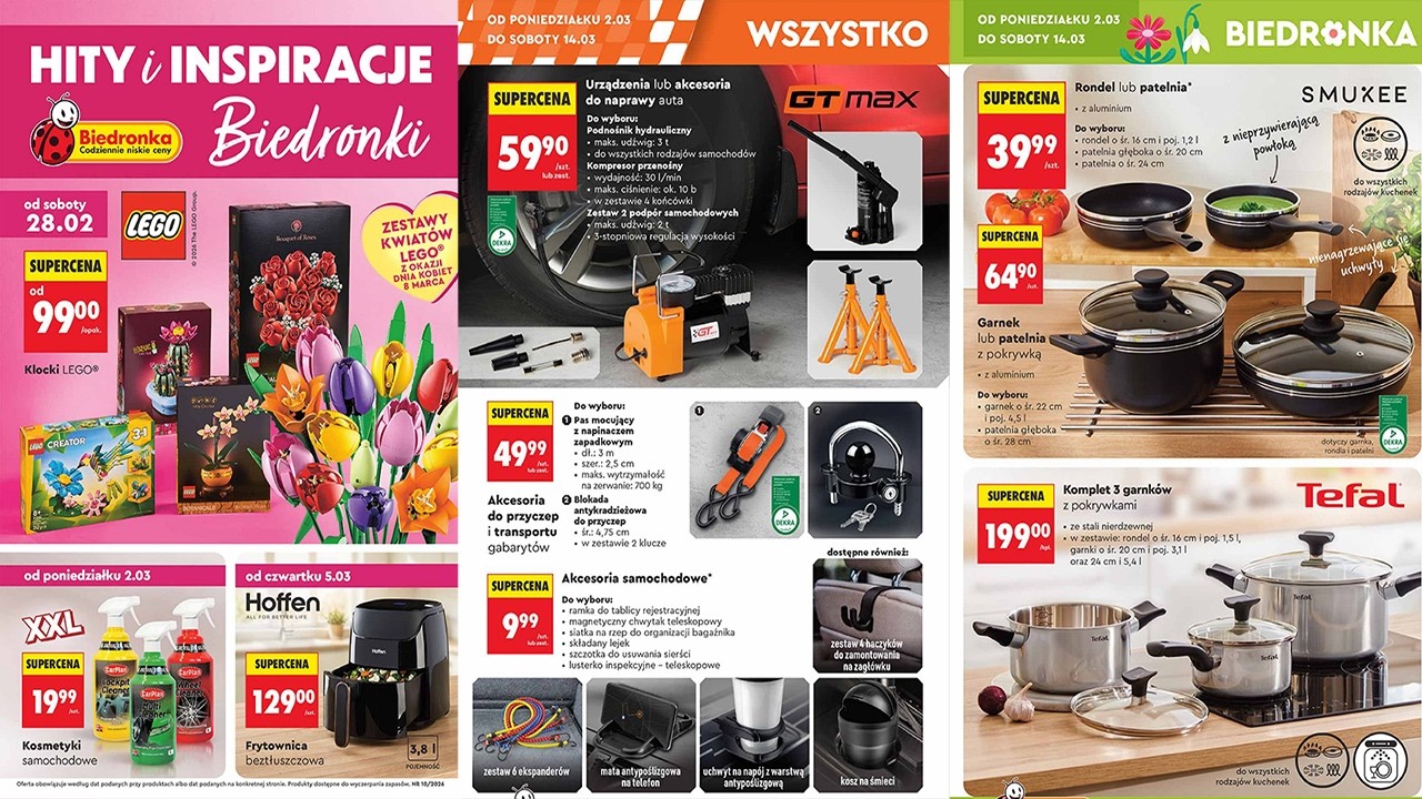 ❤️ Gazetka BIEDRONKA od 2 marca 2026 🏠 Hity i Inspiracje na 8 MARCA! 🌷