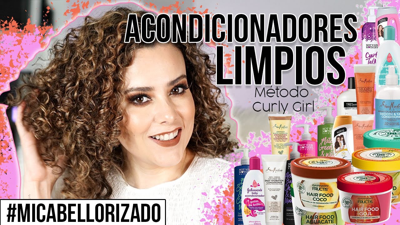 Acondicionadores limpios para método curly girl #micabellorizado