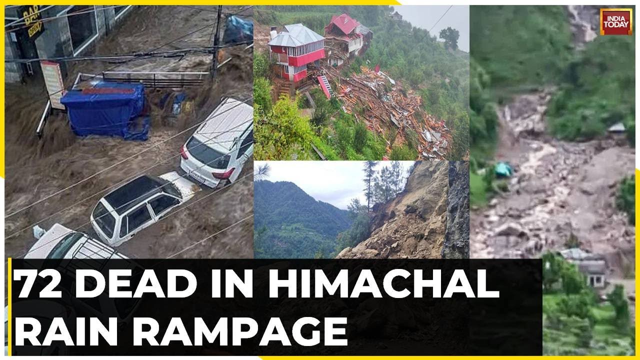 Himachal Pradesh Floods : 72 Dead In Himachal Rain Rampage, Flood Waters Swallow Buses & Cars