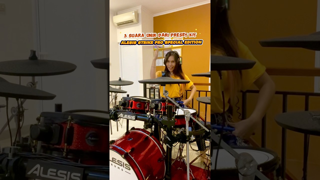 3 Preset Kit Unik ALESIS STRIKE PRO SPECIAL EDITION ✨ #alesisdrums #strikepro #femaledrummer