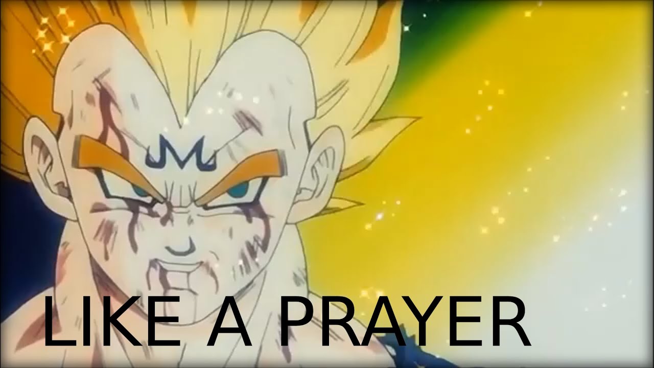 Dragon ball but with "Like a Prayer" choir version