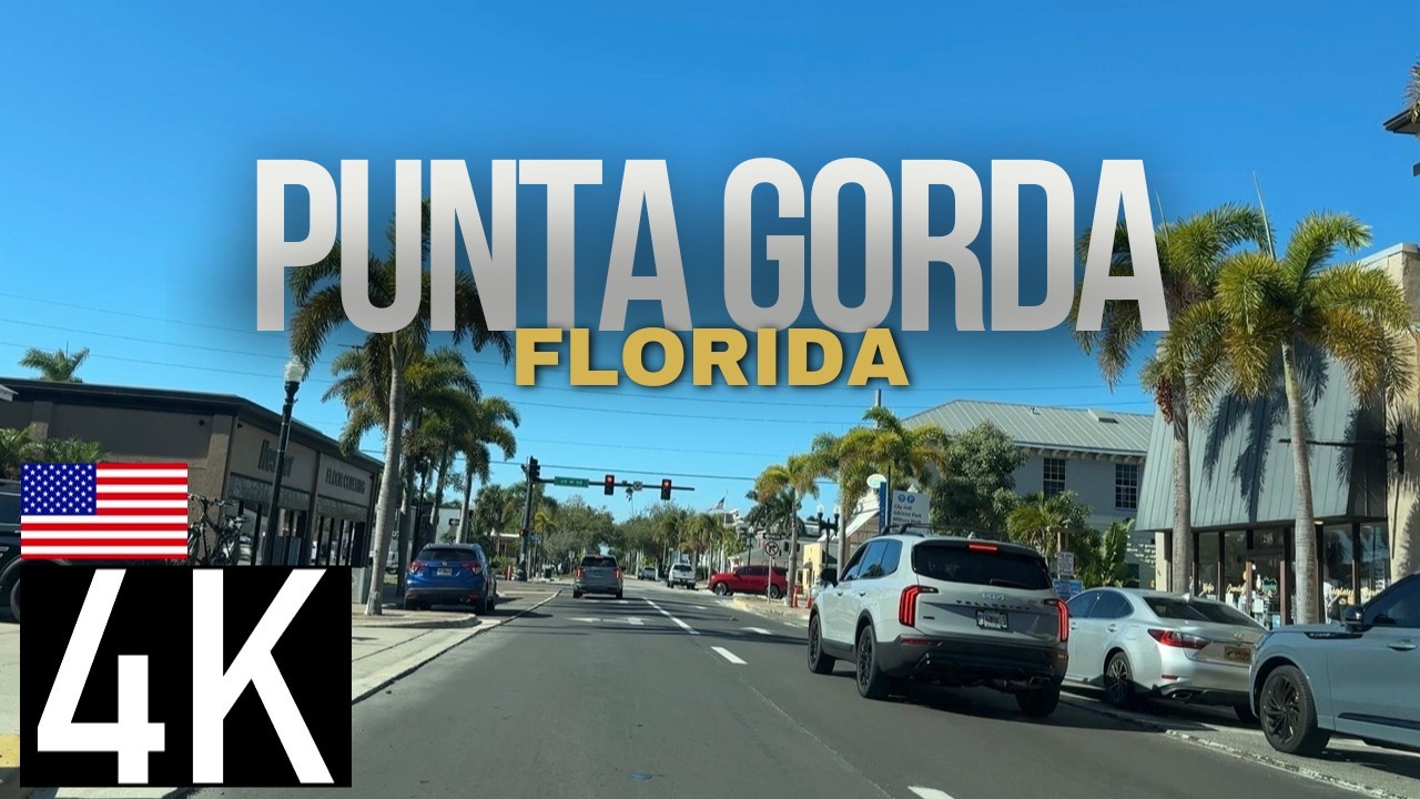 Road Tour &ndash; Punta Gorda, Florida, USA &ndash; Downtown Punta Gorda