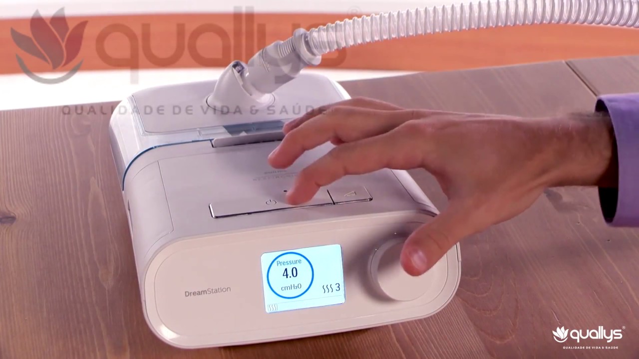 Como configurar o umidificador no seu CPAP Dreamstation?