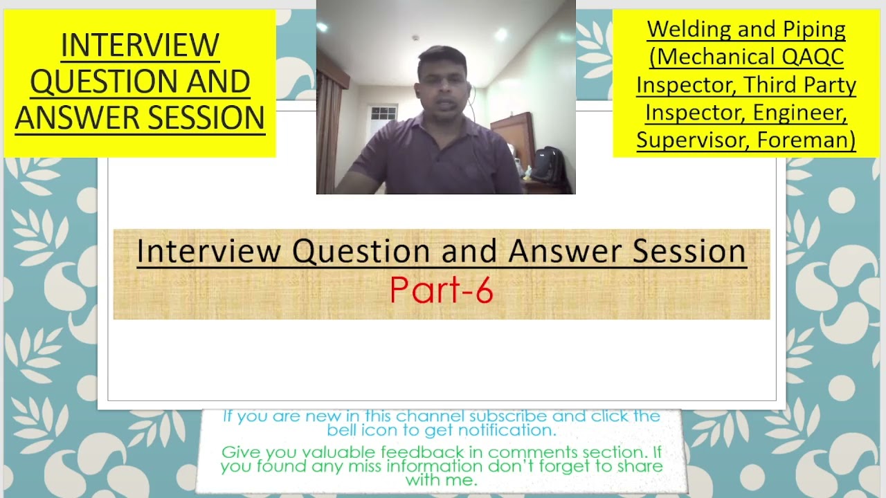 Interview Q&A Session, Part:6_Question Related to ITP in details