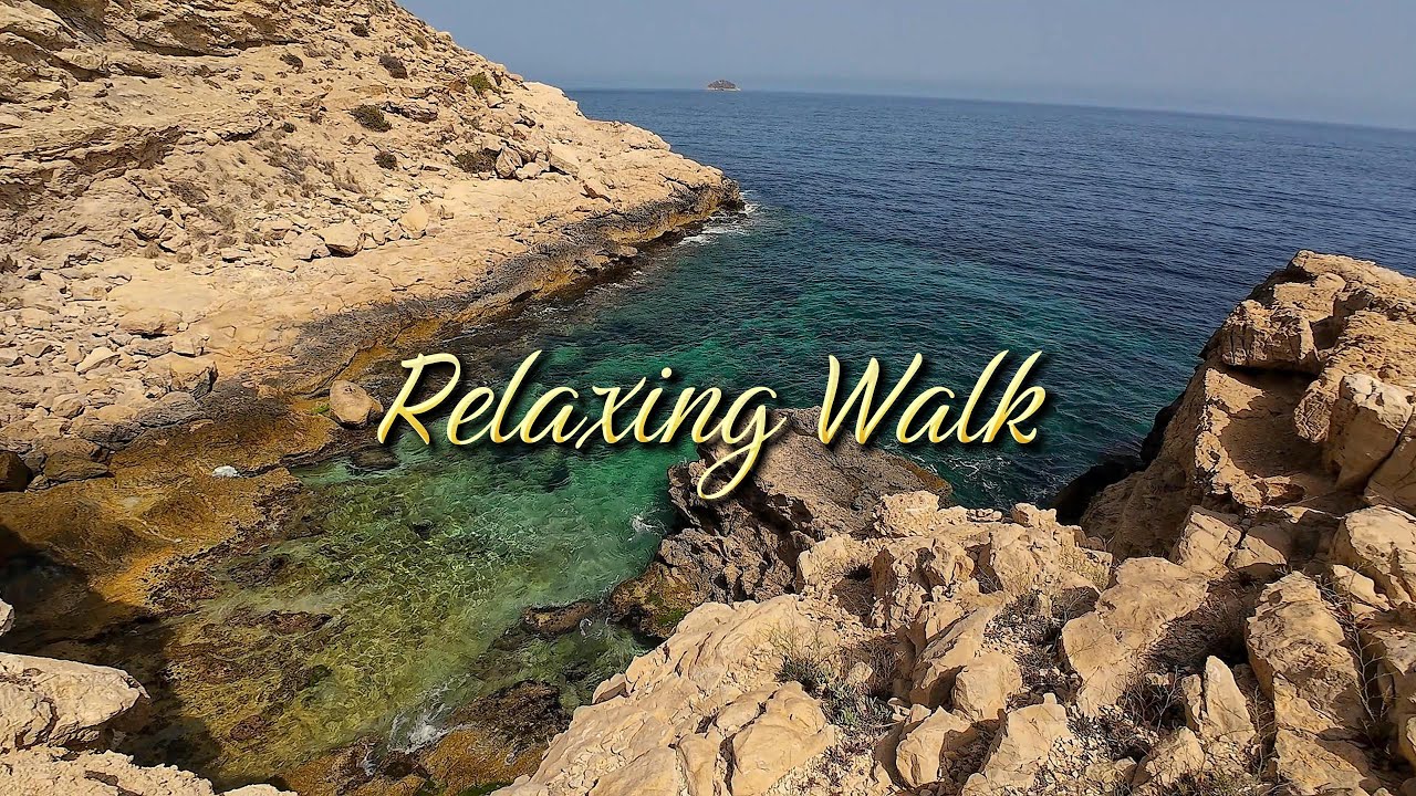 A relaxing walk in Rocky Bay | 4K video for relaxation and harmony
