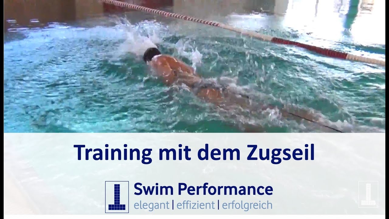 Schnellkraft-/Kraftausdauertraining im Schwimmen - Training mit dem Zugseil
