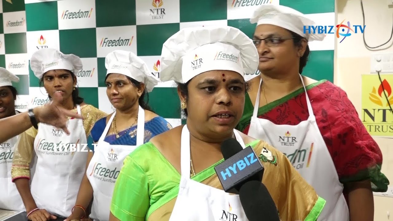 Freedom OIL Self Employment Cookery workshop held at NTR Trust || hybiz.tv