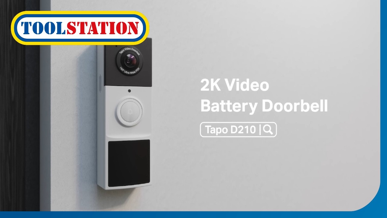Upgrade Your Home Security with the TP Link Tapo D210 Video Doorbell | Toolstation