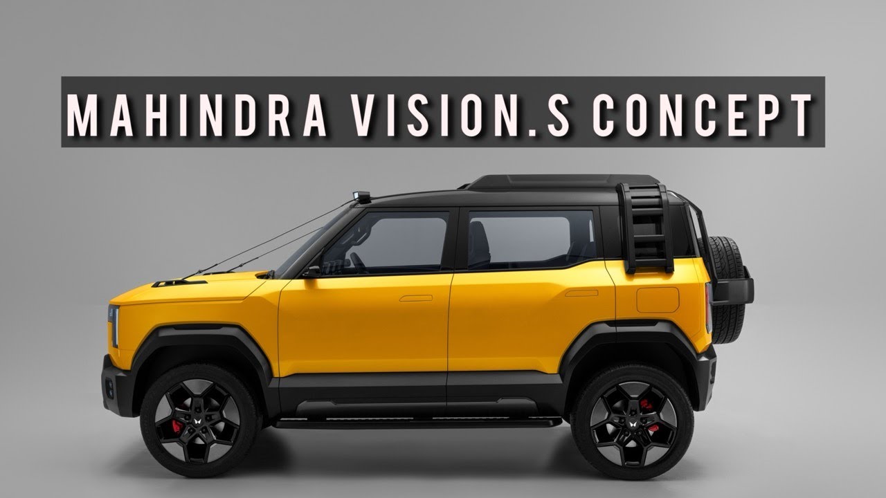 Mahindra Vision.S Concept - Land Rover Defender Style Tata Sierra Rival?