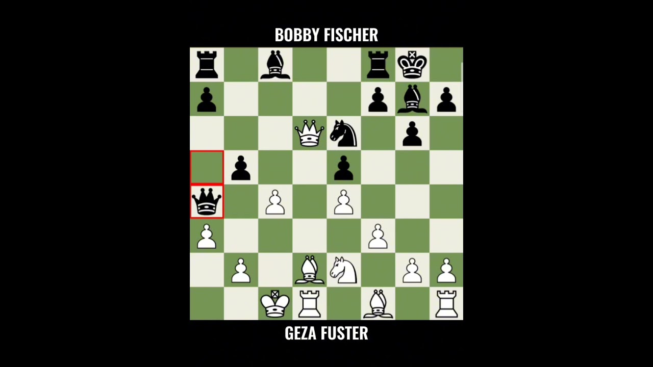 Geza Fuster vs Bobby Fischer ◉ Portoroz  Interzonal Tournament - Portoroz 1958