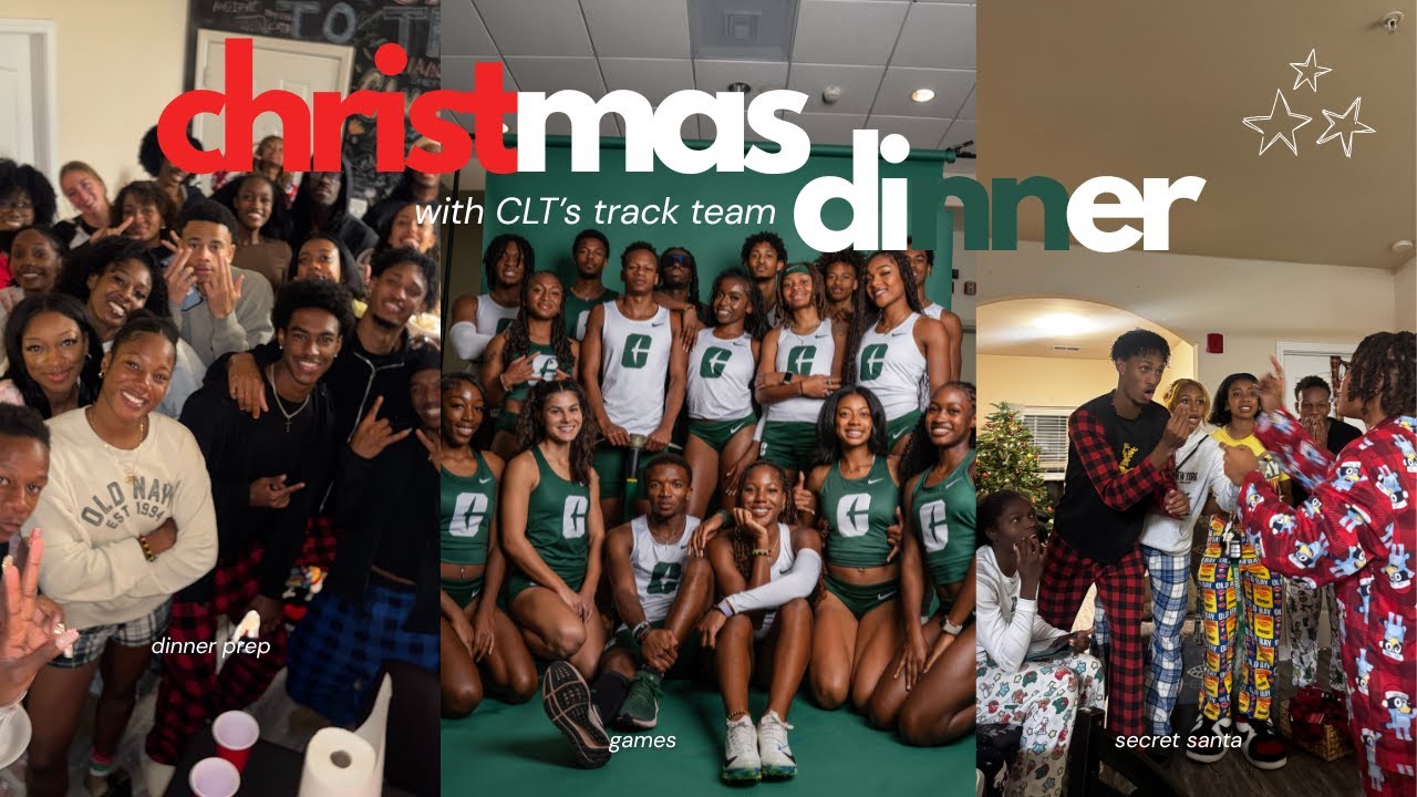 Christmas dinner🎄| w/ charlotte track, dinner prep, secret santa & games