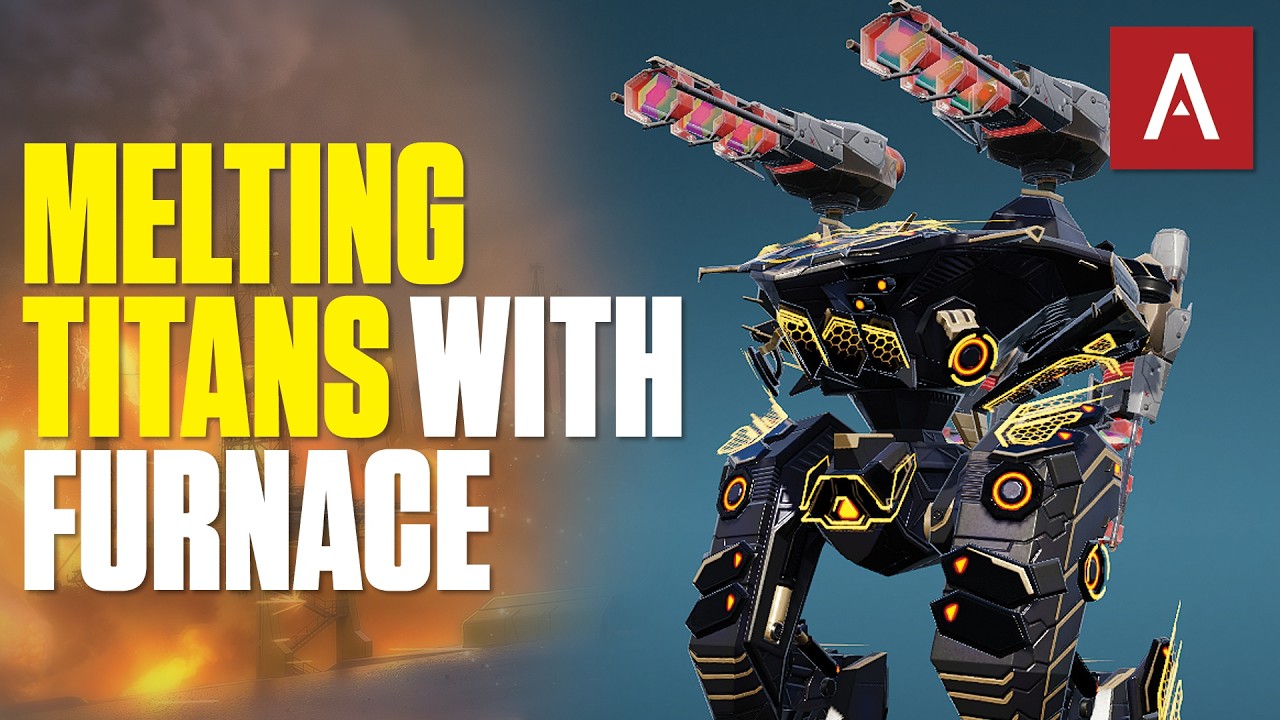 War Robots - Ultimate Ao Ming: Плавим титанов с помощью нового оружия из печи! Геймплей WR Ultima...