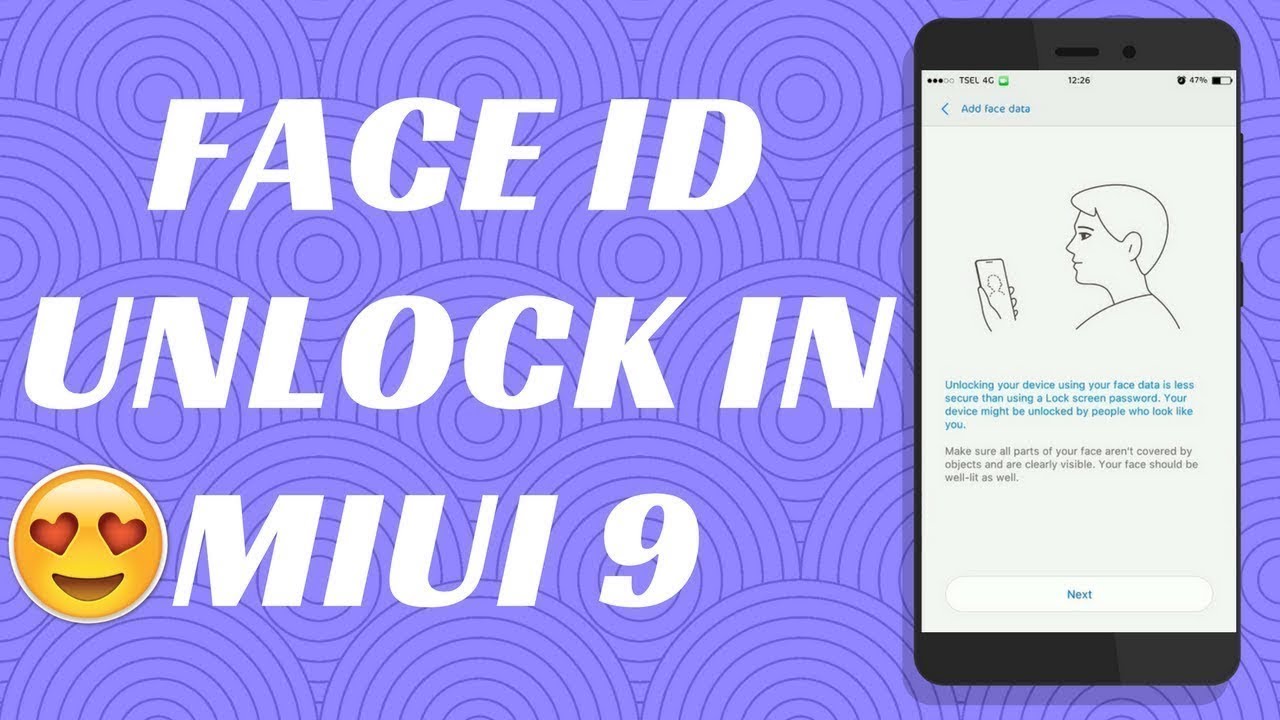 Face ID Unlock Redmi Note 4 & Other Xiaomi Phone - MIUI 9 Stable Rom | MIUI 9 FACE ID UNLOCK | MIUI9