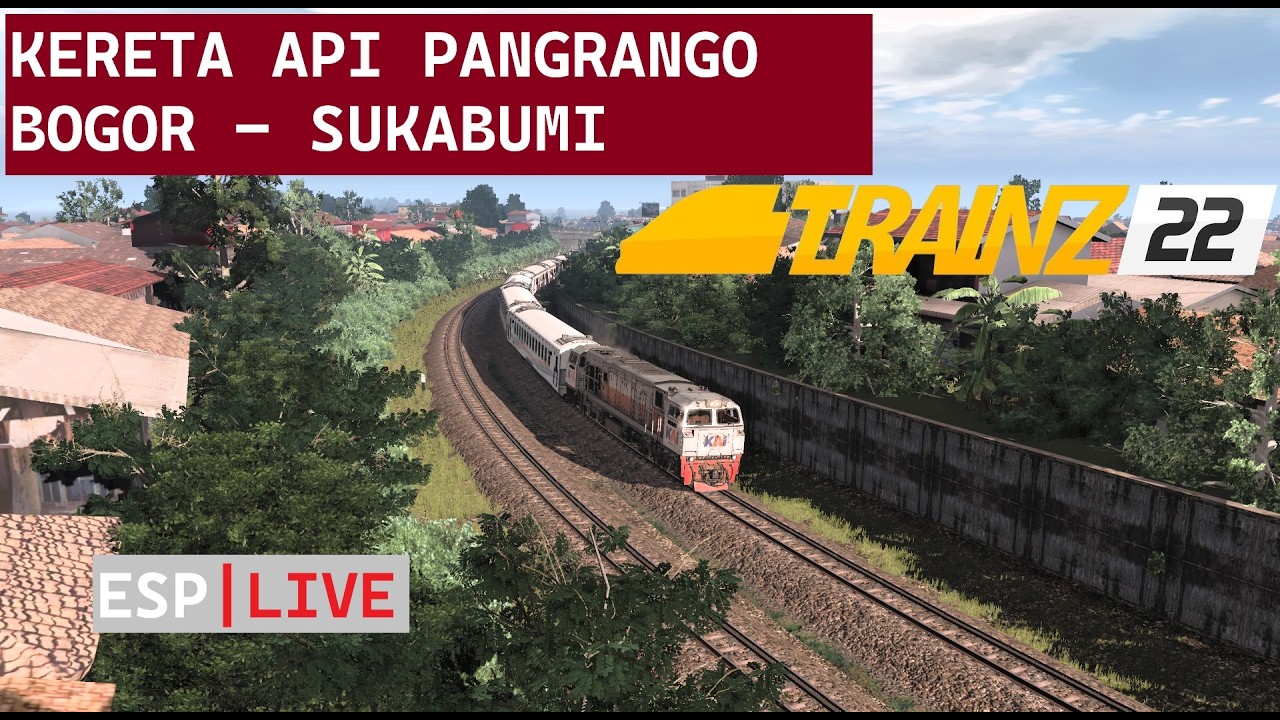 JALUR BUMI GEULIS! KA PANGRANGO [BOGOR - SUKABUMI] | TRAINZ SIMULATOR INDONESIA
