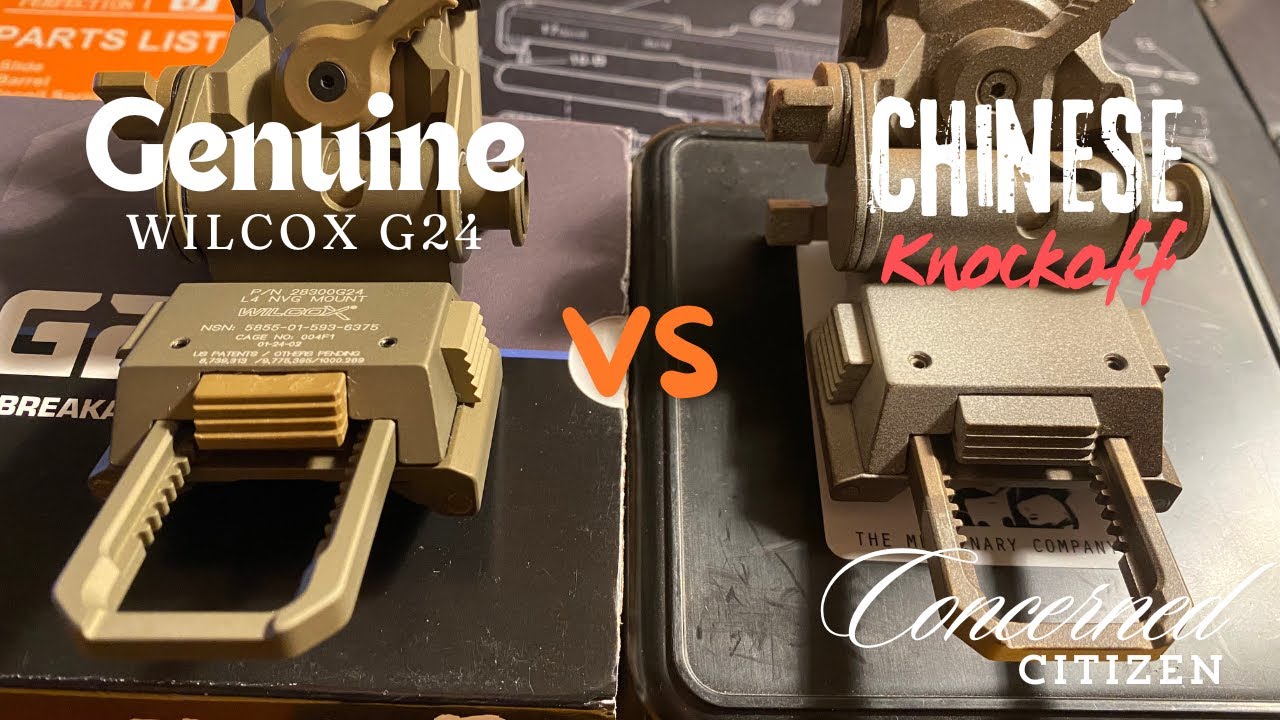 Wilcox G24 Mount vs Chinese Knockoff G24 Mount