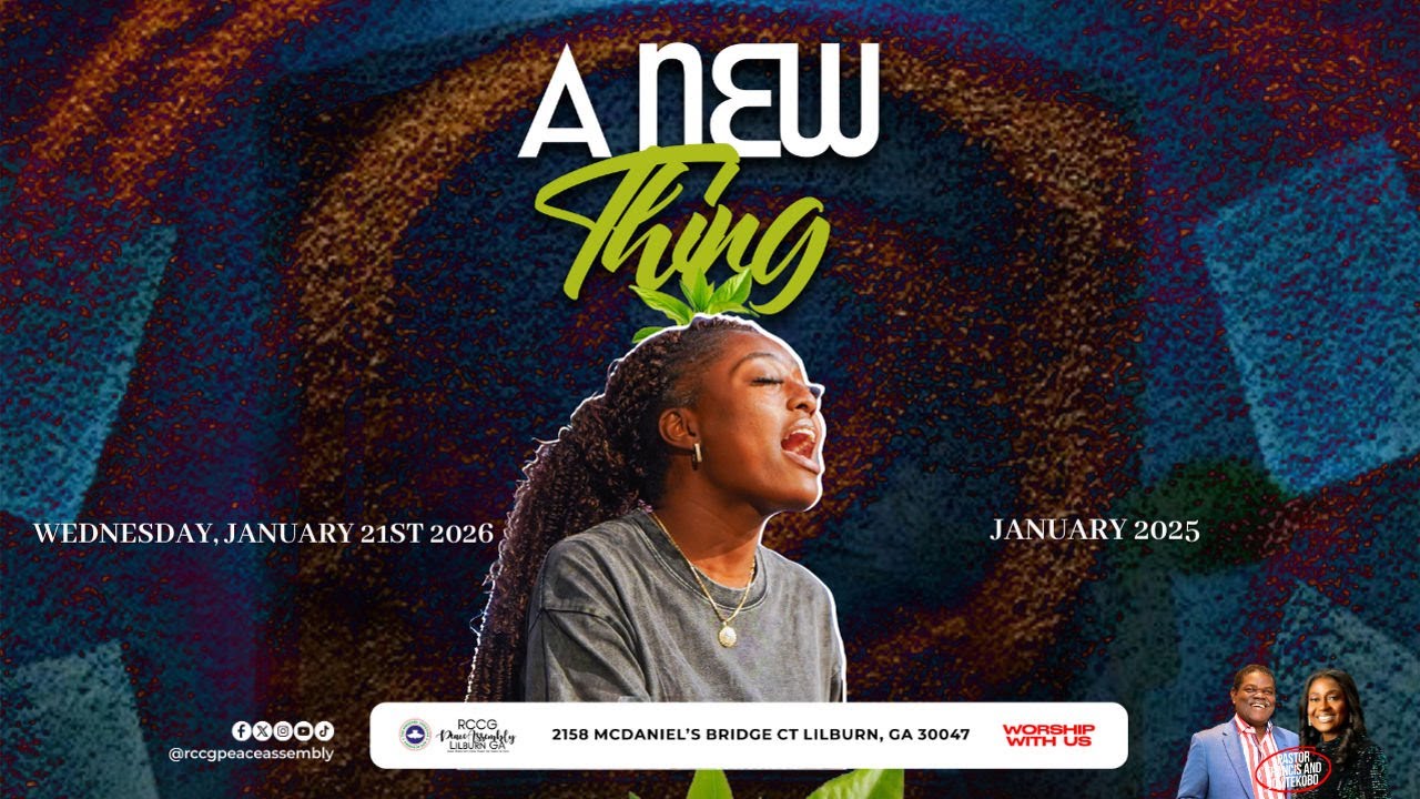 Wednesday Digging Deep January 21st 2026 | A New Thing | RCCG Peac