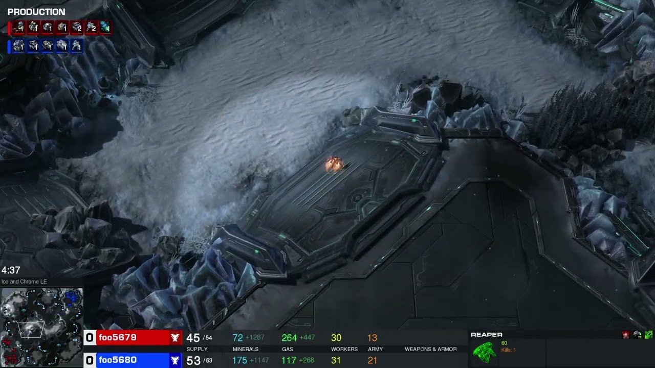 StarCraft 2 | Offline Replay | TvT | MicroMachine v1.17.19 (Blue) vs v1.18.0 (Red) | Version Test