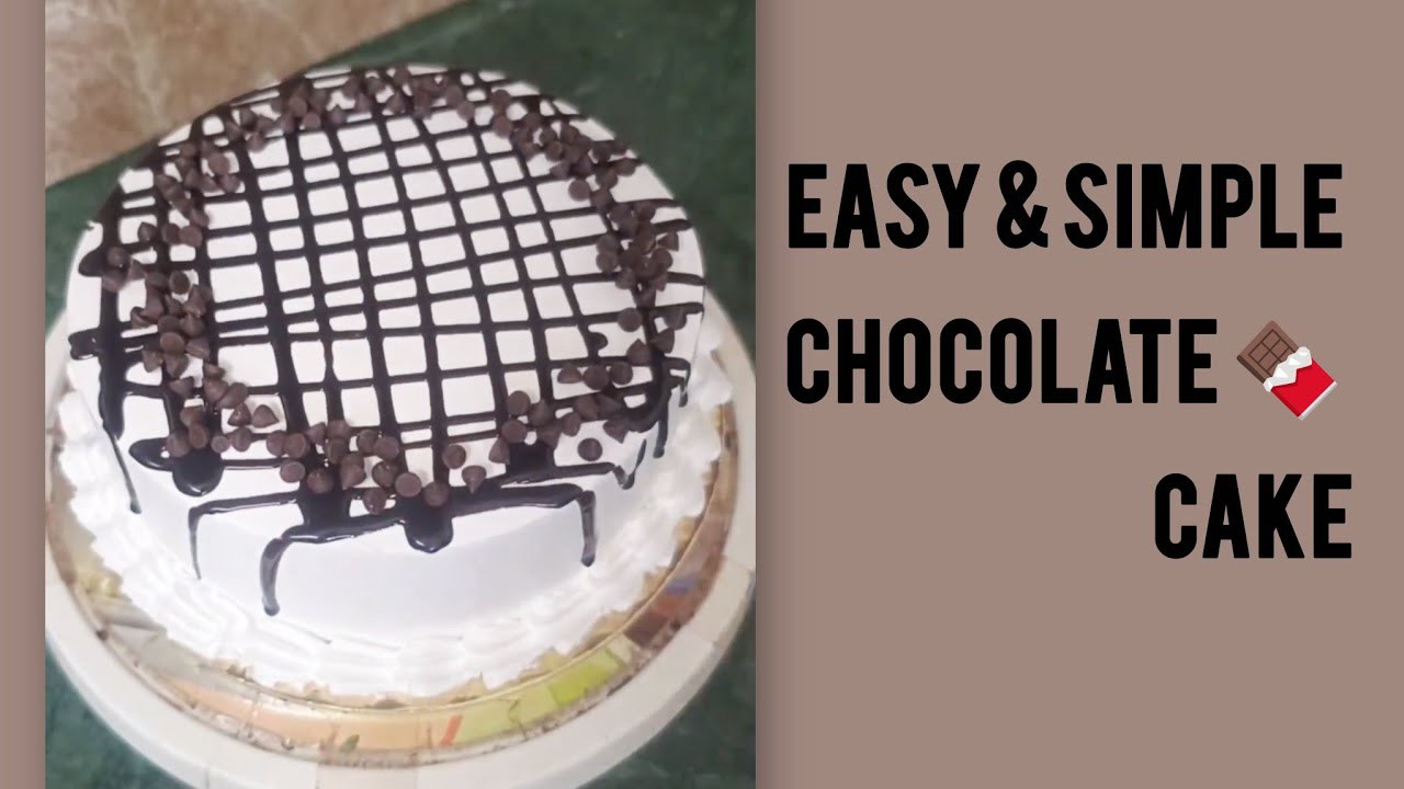 Half kg चॉकलेट 🍫 केक प्रोफेशनल तरीके से बनाना सीखे मेरे साथ|chocolate cake| cake decoration| KJ 