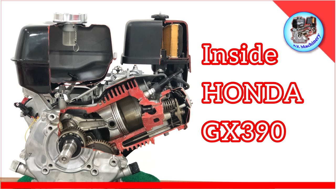 See the inside of HONDA gasoline engine, HONDA GX390. @azmachinery168