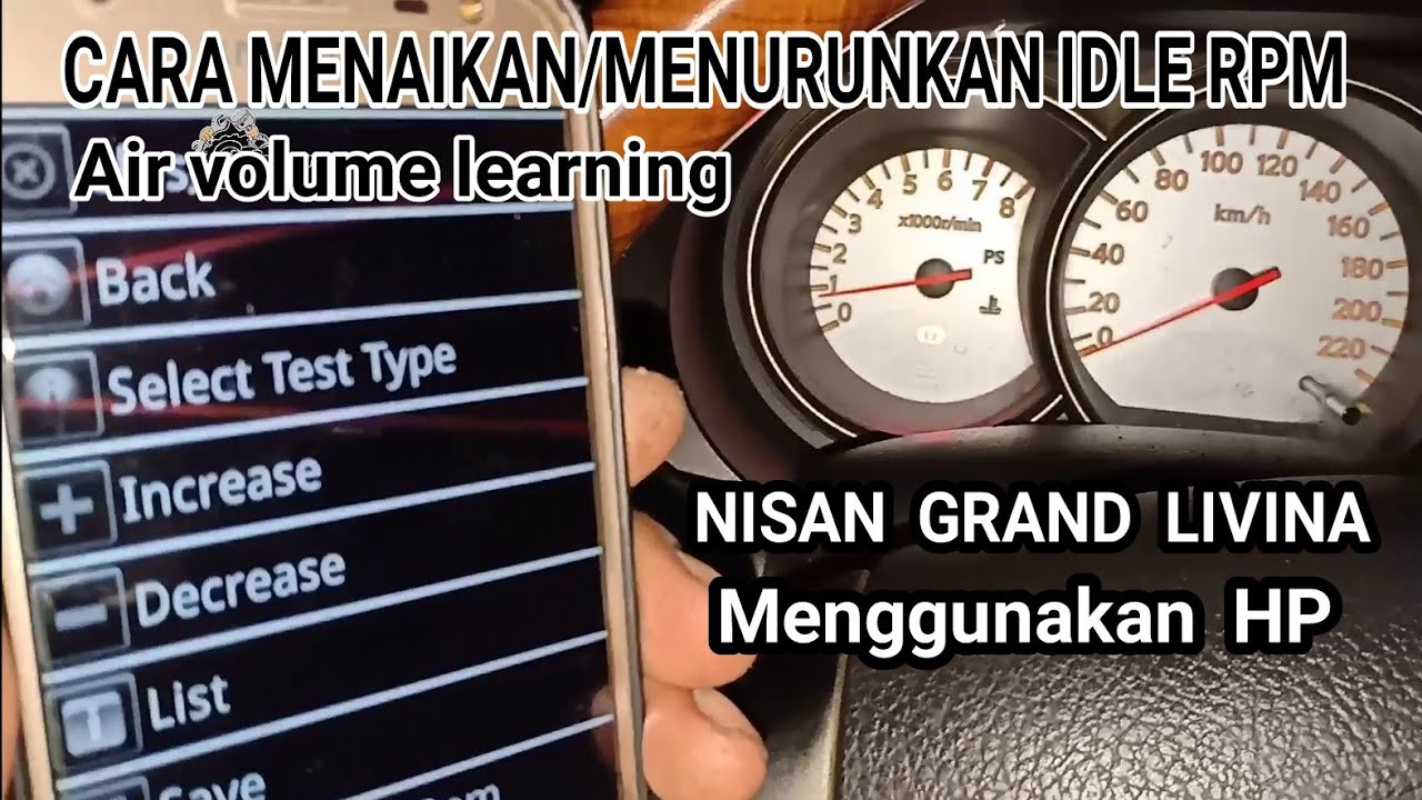 IDLE AIR VOLUME LEARNING DAN IDLE RPM ADJUSTMENT  #Bayuputramotor