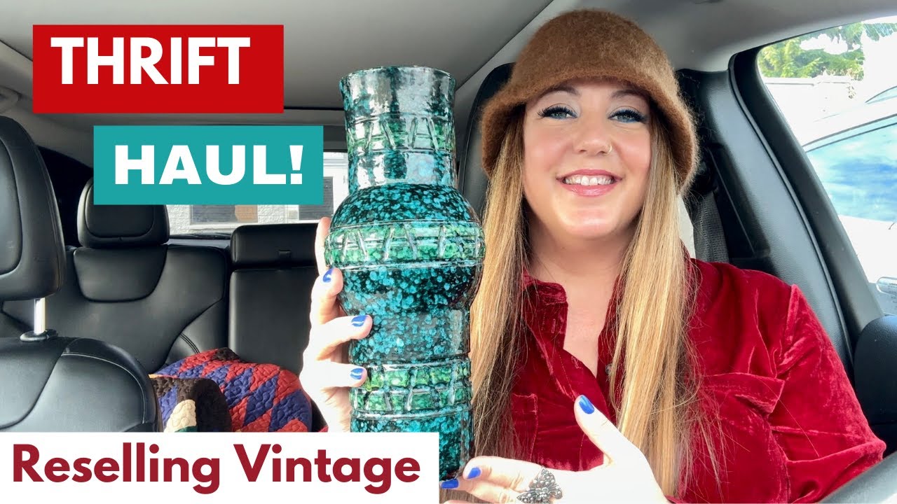 Thrift Haul! Thrift With Me! Reselling Vintage Thrifted Finds - Look What I Found!