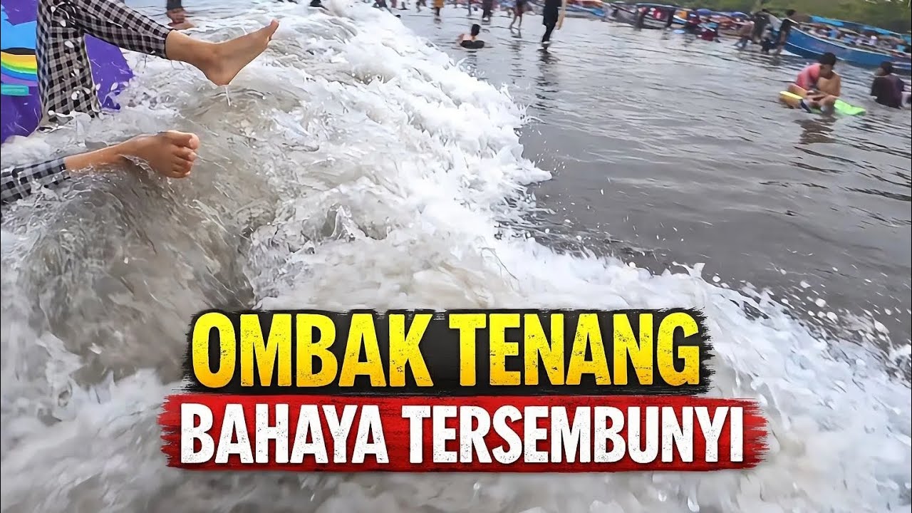 Main di pantai lengah dikit bisa bahaya #fyp #pantai #liburan 