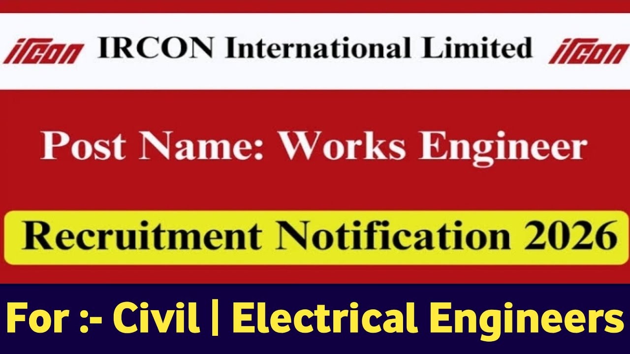 Ministry of Railways Civil Engineer Recruitment 2026 @diplomaholders