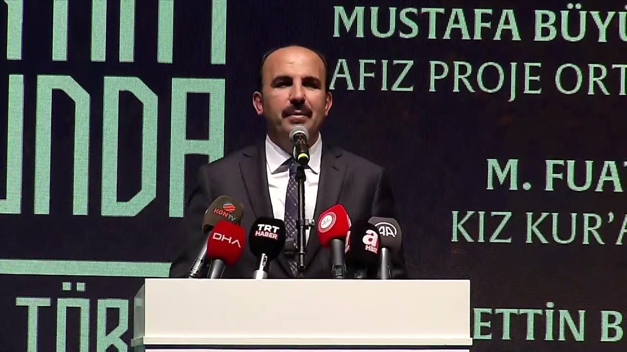 Kur'an Yolunda İcazet Töreni - Protokol Konuşmaları
