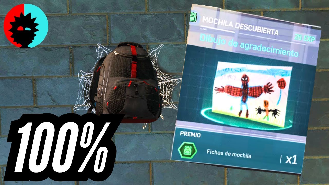 Ubicacion de todas las MOCHILAS | MARVEL'S SPIDERMAN REMASTERED