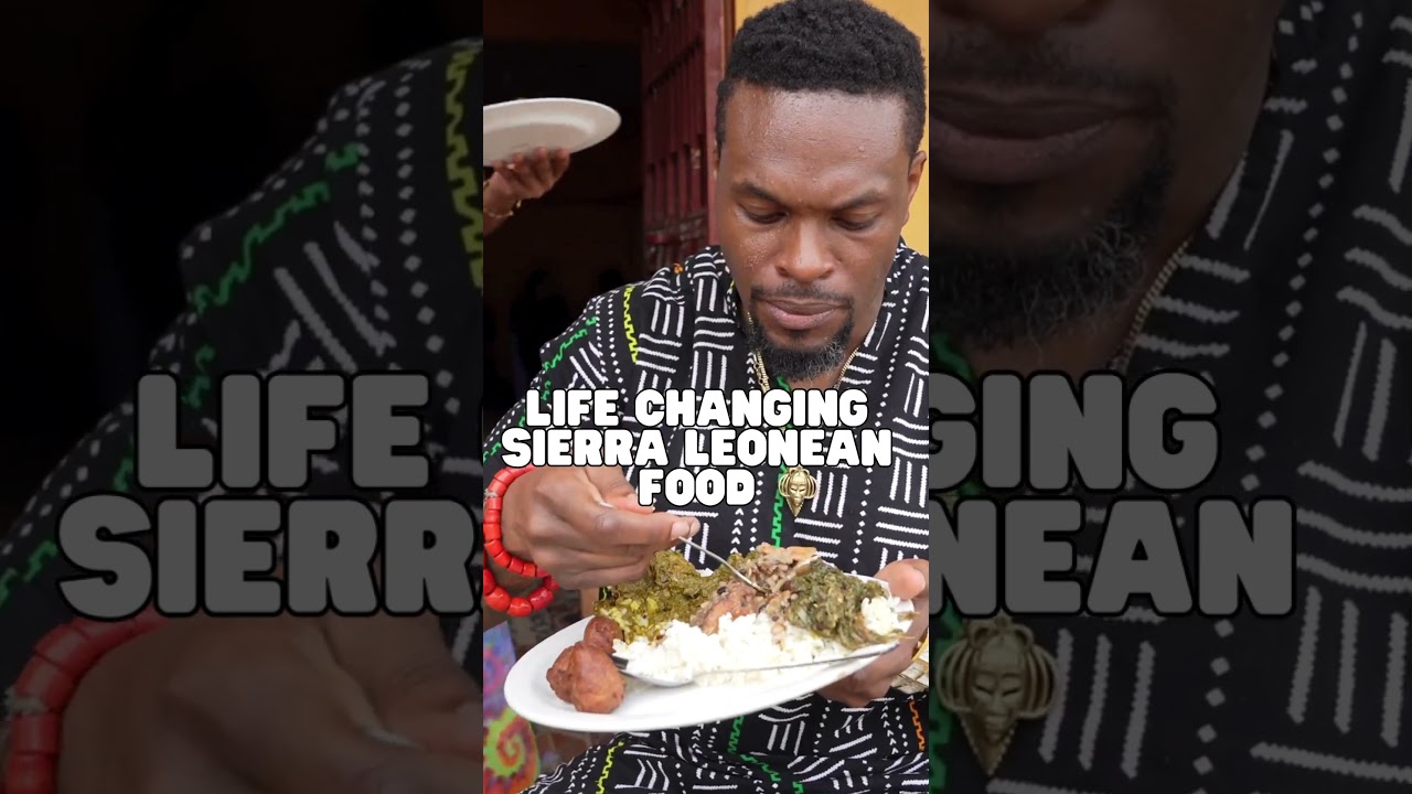 Life Changing Sierra Leonean Food. Casava and Stew Green #sierraleone