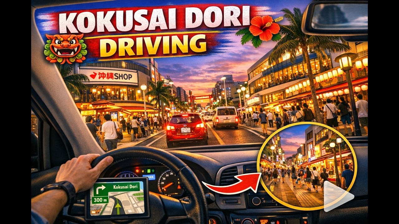 Driving Through Kokusai Dori 🇯🇵