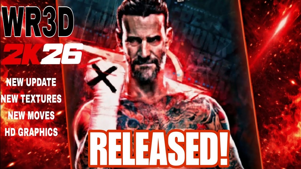 WR3D 2K26 New  Mod Released 🔥 | New Features + Mediafire Link |New Mod Download