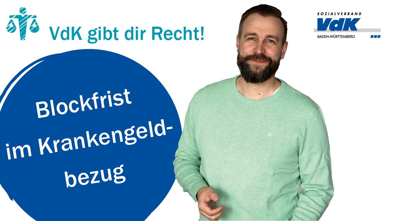 Blockfrist im Krankengeldbezug - VdK gibt dir Recht! #34