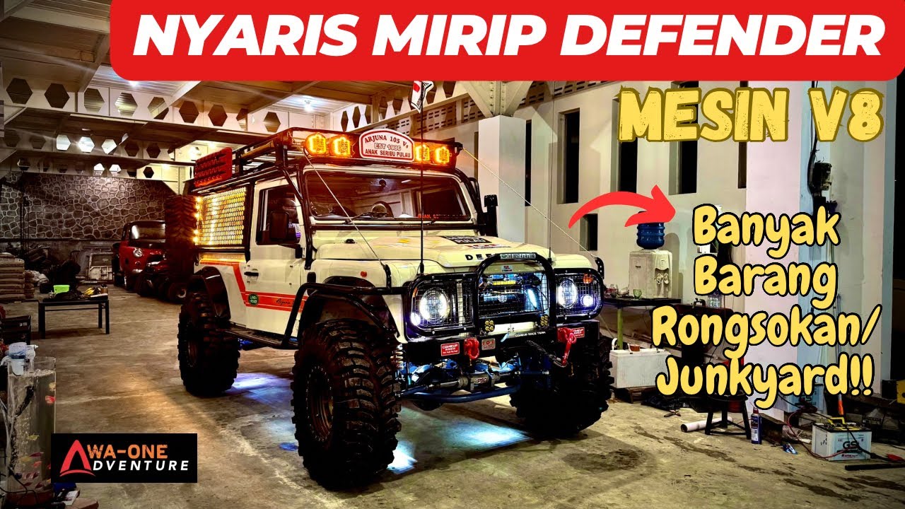 DEFENDER ARJUNA 105 V8 MODIFIKASI OFFROAD XTREME‼️| WA-ONE ADVENTURE