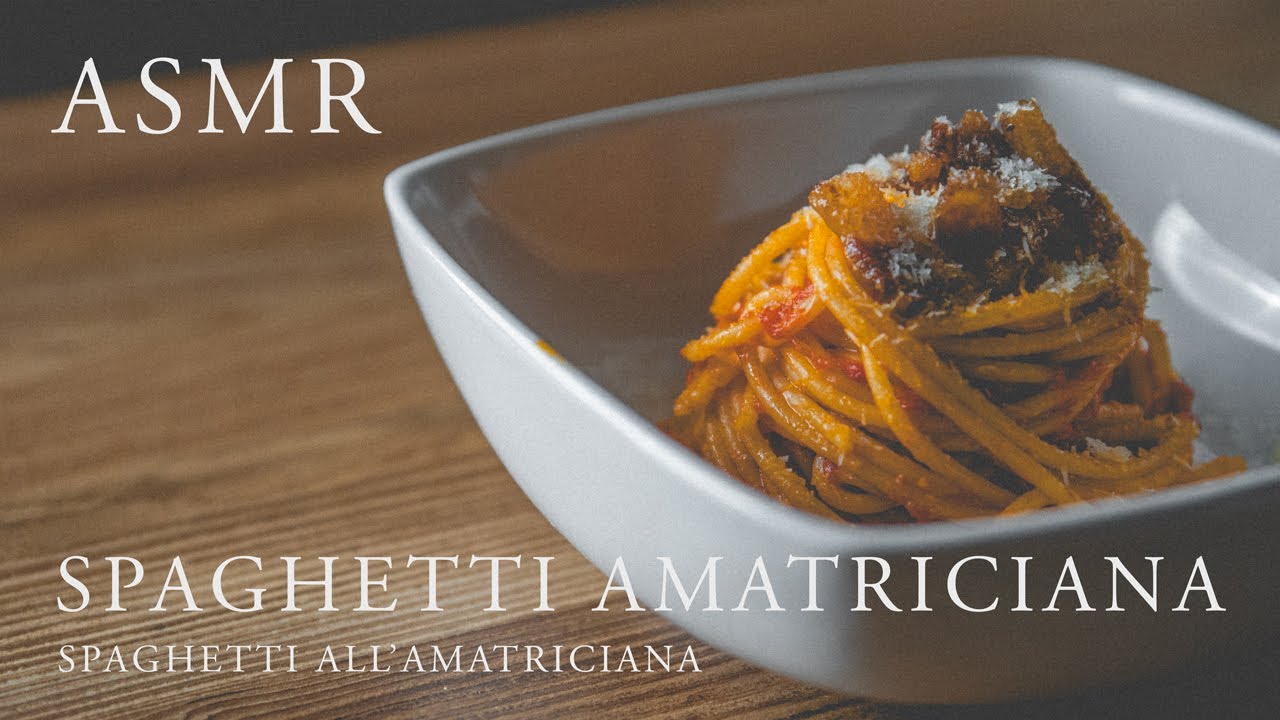 ASMR Cooking - How to cook the most delicious Italian tomato pasta