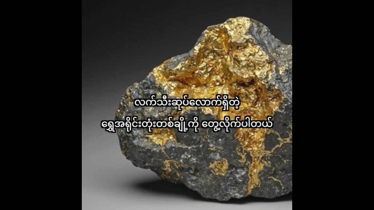 ရွှေကြောကြီး တွေ့လိုက်ပေမယ့် ဉာဏ်မကူလို့ လွှဲသွားသူ