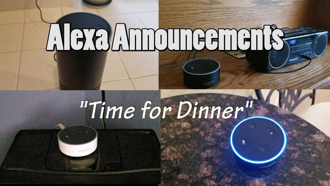 Alexa Announcements - 