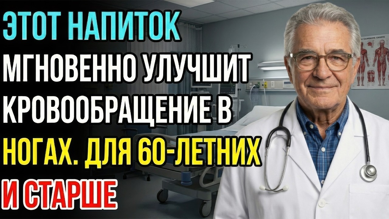 Этот напиток восстанавливает ноги после шестидесяти — многие совершают ошибку