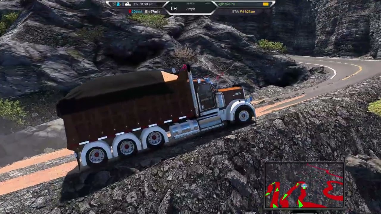 kenworth w900 vs la montaña
